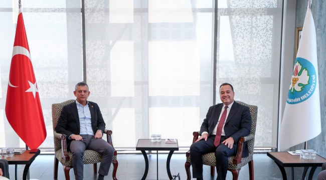 CHP Genel Başkanı Özel'den Başkan Dutlulu'ya Ziyaret