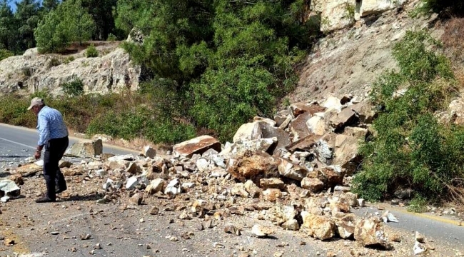 Dikkat! Bayat Yolunda Gevşek Şev