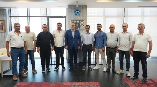 Başkan Dutlulu Gördesli Muhtarları Ağırladı