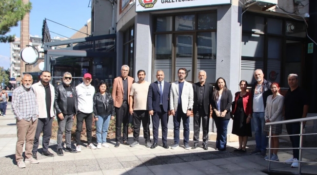 Başkan Ekinci'den Gazeteciler Cemiyetini Ziyaret