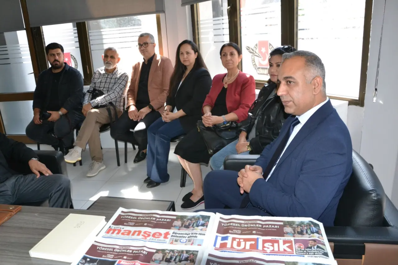 Başkan Ekinci'den Gazeteciler Cemiyetini Ziyaret