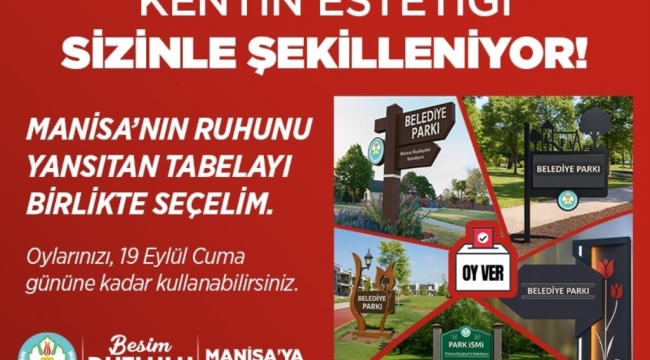 Manisa'nın Tabelalarına Halk Karar Verecek