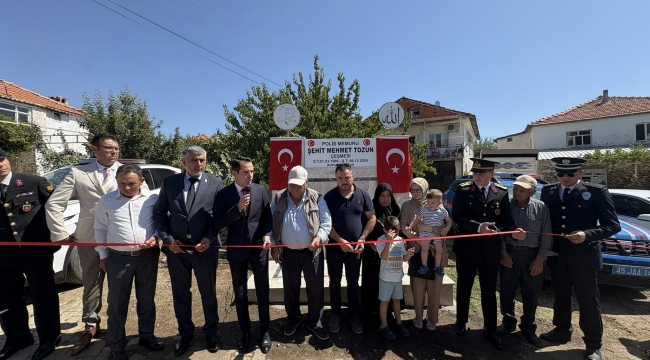 Şehit Mehmet Tozun Çeşmesi Törenle Açıldı