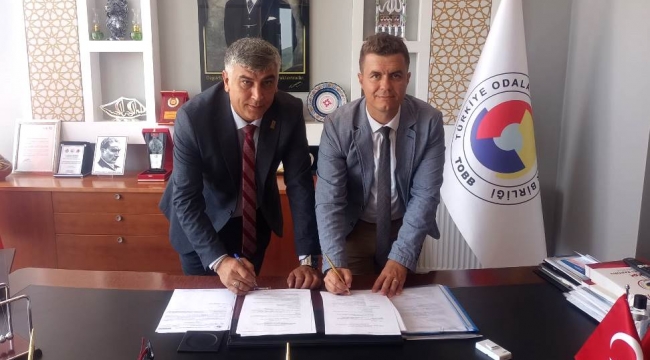 Ticaret ve Sanayi Odası ile Yüksekokul Arasında İşbirliği Protokolü