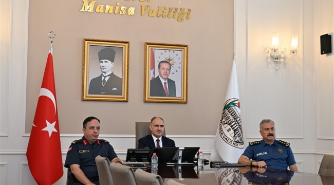 Valilik Ağustos Ayı Asayiş Değerlendirme Toplantısı Yapıldı