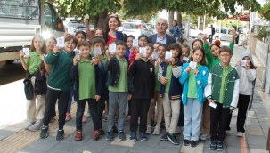 5 Eylül İlkokulu Öğrencilerinden Farkındalık Etkinliği