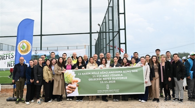 Manisa'da 35 Bin Fidan Toprakla Buluştu