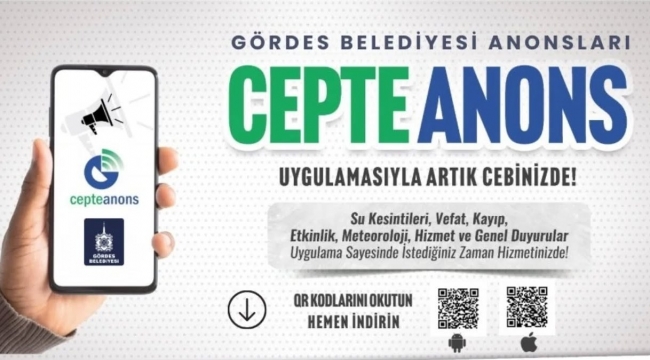 Cepte Anons Uygulaması Hizmete Geçti
