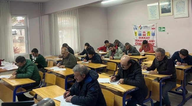MYK Mesleki Yeterlilik Sınavı Düzenlendi