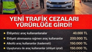 Yeni Trafik Cezaları Yürürlüğe Girdi