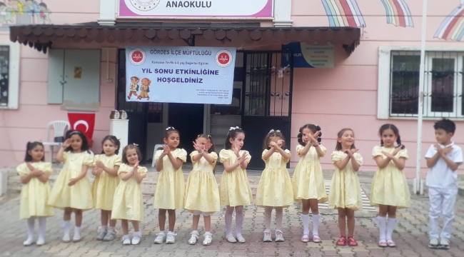 R.T.Demirağ Anaokulu 4-6 Yaş Kuran Kursunda Yılsonu Etkinliği