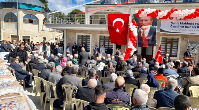 Şehit Makbule Hanım Camii İbadete Açıldı