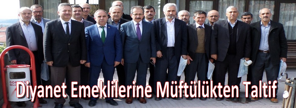 Diyanet Emeklilerine Müftülükten Taltif