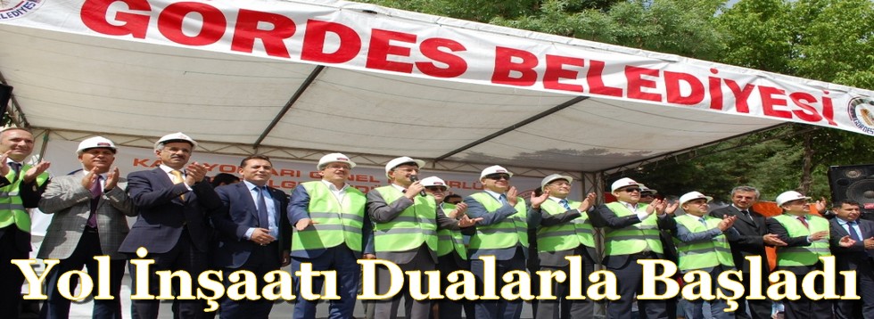 Yol İnşaatı Dualarla Başladı