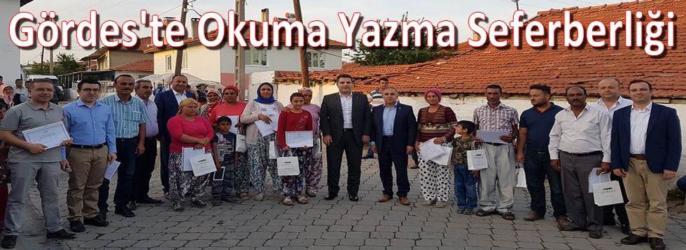 Gördes'te Okuma Yazma Seferberliği