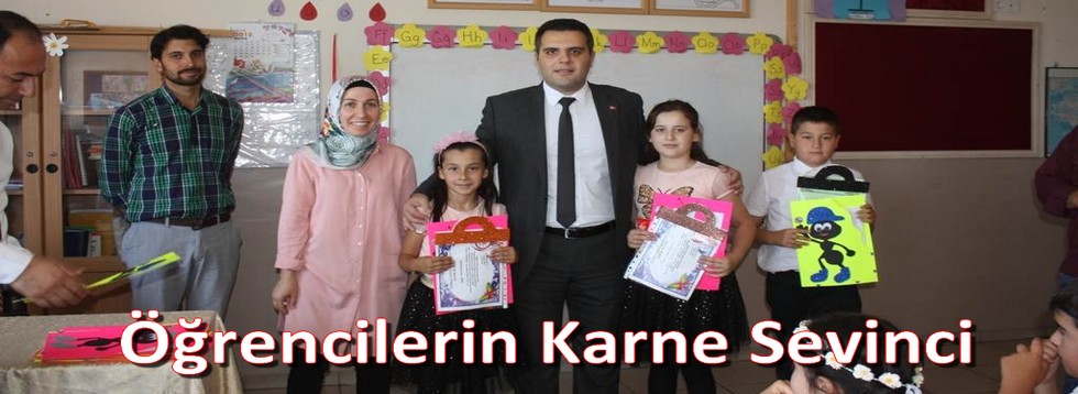 Öğrencilerin Karne Sevinci