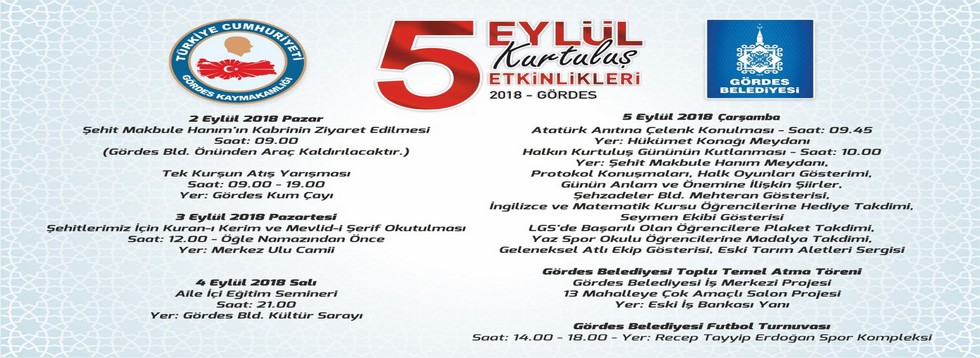 Kurtuluş Etkinliklerinde Yoğun Program