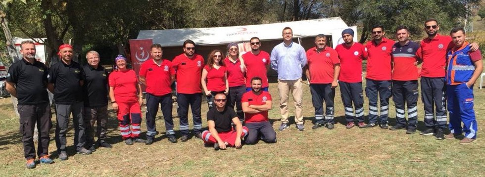 Kalemoğlunda UMKE Tatbikatı