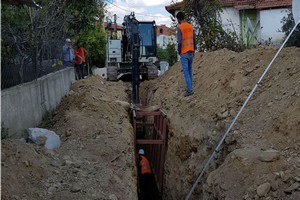 Boyalı'nın Kanalizasyon Hattı Yenileniyor