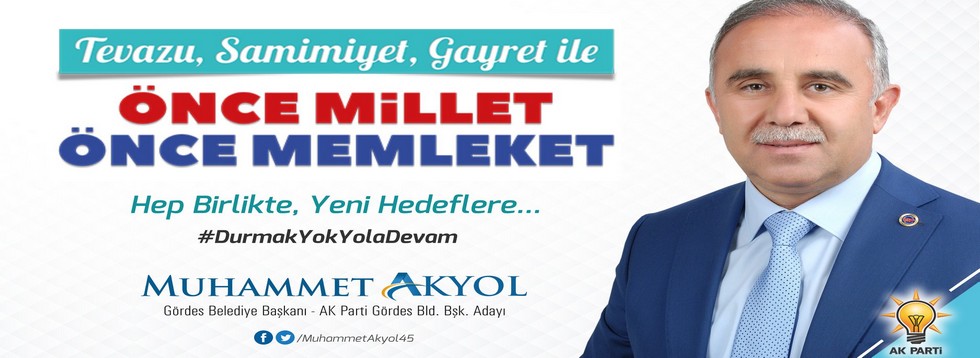 Cumhur İttifakının Adayı Muhammet Akyol