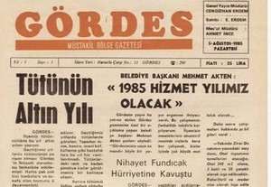 Gördes Gazetesi 35.Yılında