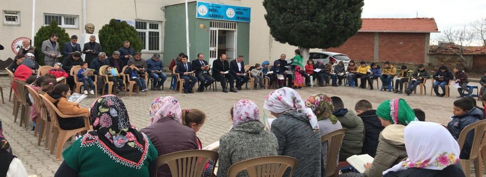 Beğel'de Halk Toplantısı