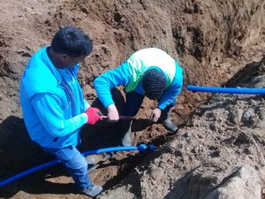 Kuyucakkarapınar'ın İçme Suyu Hattı Yenilendi