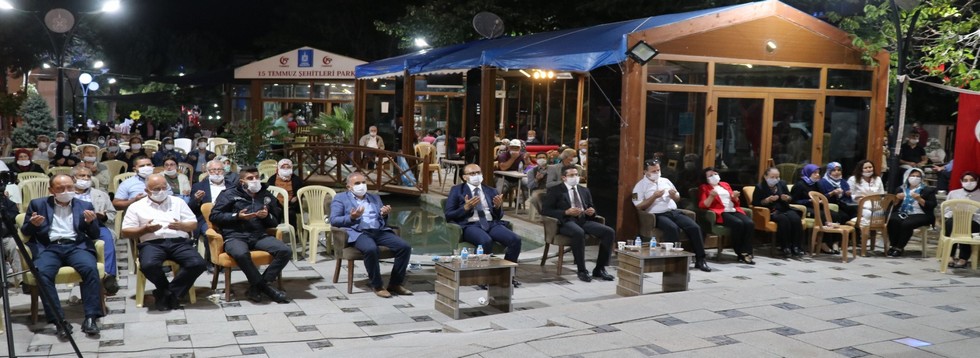 15 Temmuz Şehitlerini Saygı ve Minnetle Andık
