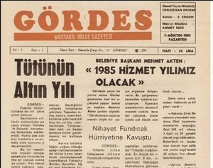 Gördes Gazetesi 36.Yılında