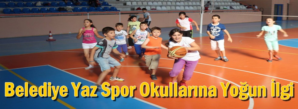 Belediye Yaz Spor Okullarına Yoğun İlgi