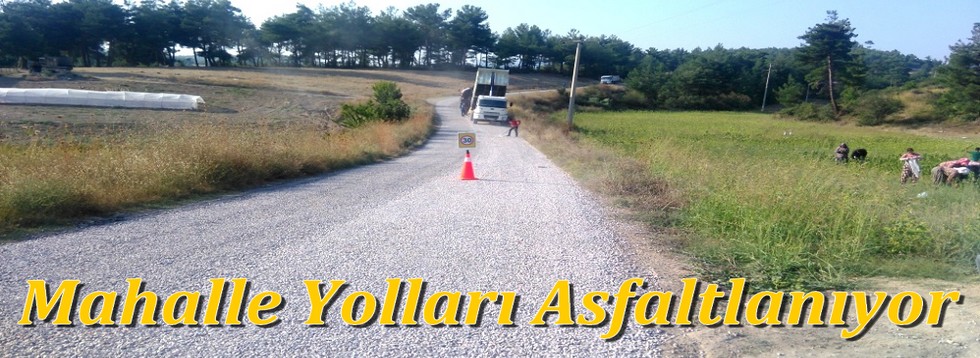 Mahalle Yolları Asfaltlanıyor