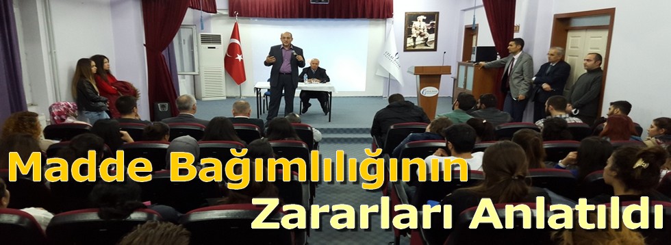 Madde Bağımlılığının Zararları Anlatıldı