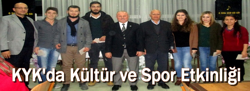 KYK'da Kültür ve Spor Etkinliği