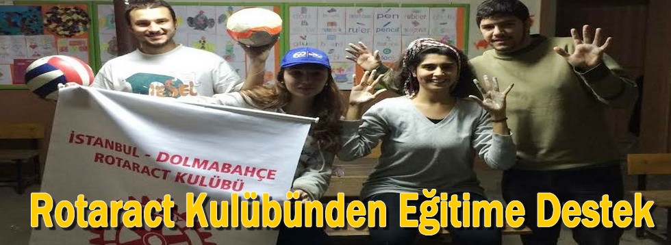 Rotaract Kulübünden Eğitime Destek