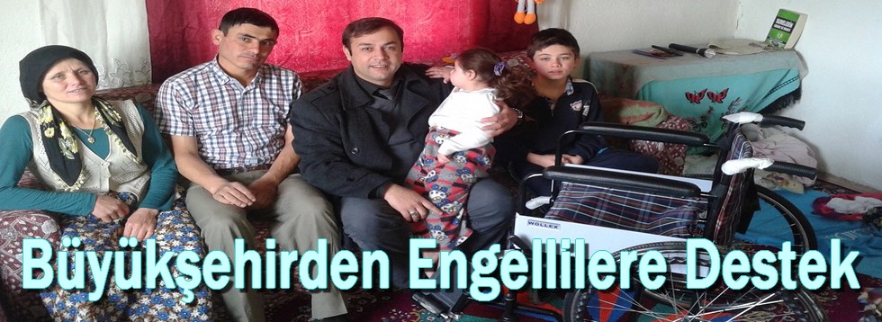 Büyükşehirden Engellilere Destek