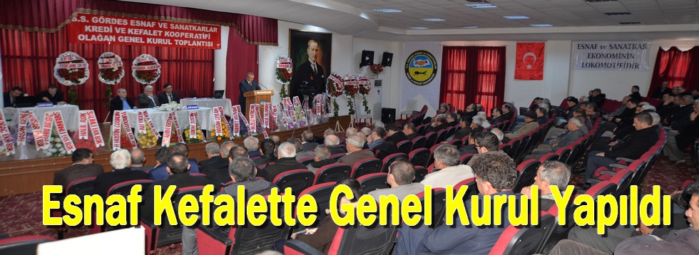 Esnaf Kefalette Genel Kurul Yapıldı