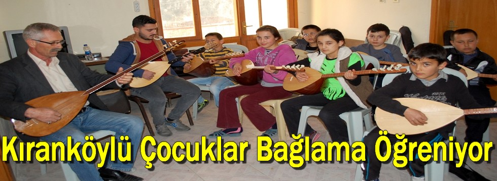 Kıranköylü Çocuklar Bağlama Öğreniyor