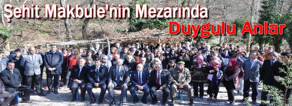 Şehit Makbule'nin Mezarında Duygulu Anlar