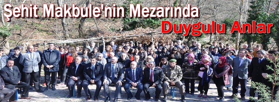 Şehit Makbule'nin Mezarında Duygulu Anlar