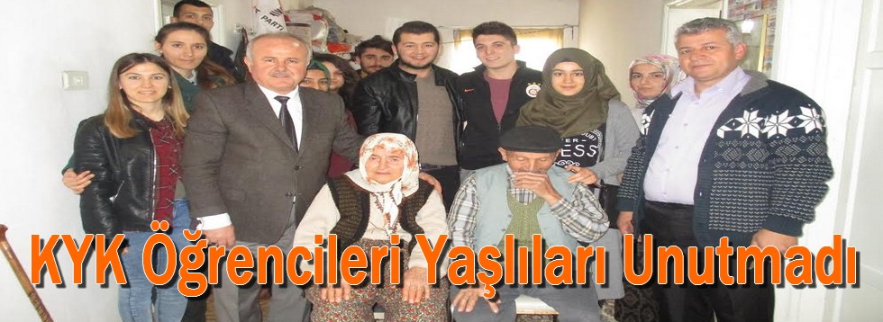 KYK Öğrencileri Yaşlıları Unutmadı