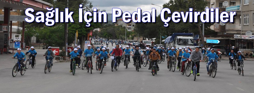 Sağlık İçin Pedal Çevirdiler