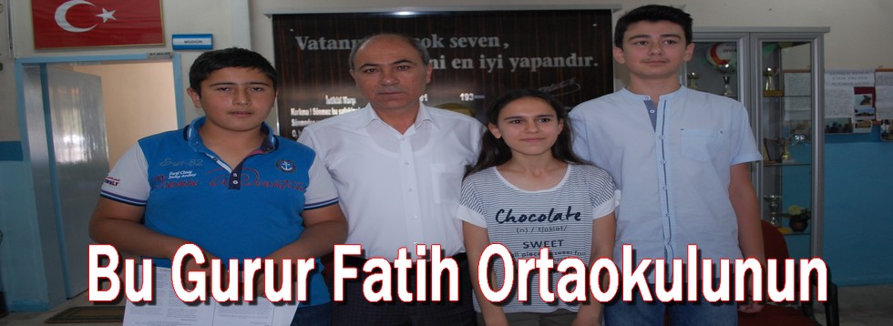 Bu Gurur Fatih Ortaokulunun