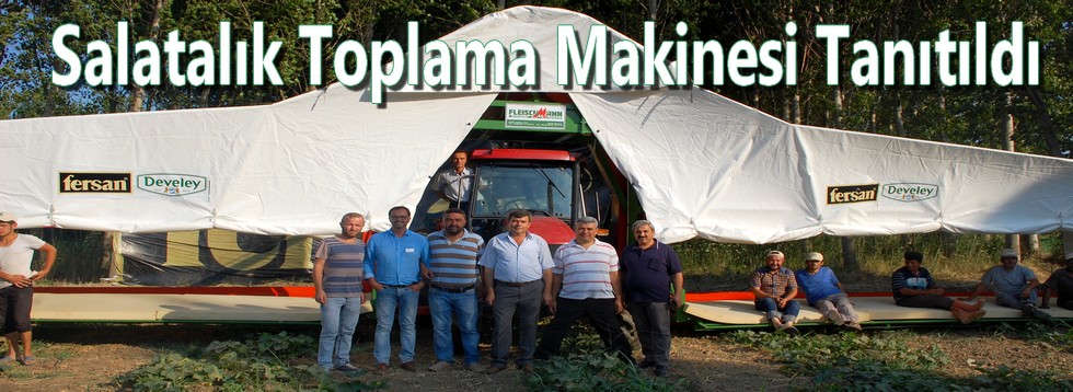 Salatalık Toplama Makinesi Tanıtıldı