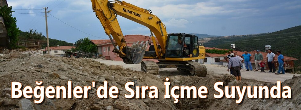 Beğenler'de Sıra İçme Suyunda