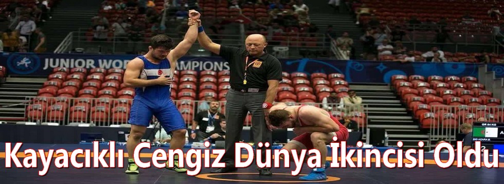 Kayacıklı Güreşçi Dünya İkincisi Oldu