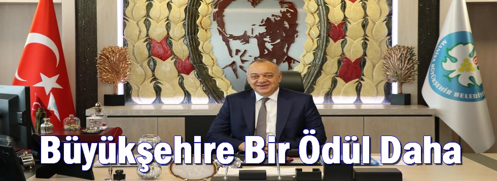 Büyükşehire Bir Ödül Daha