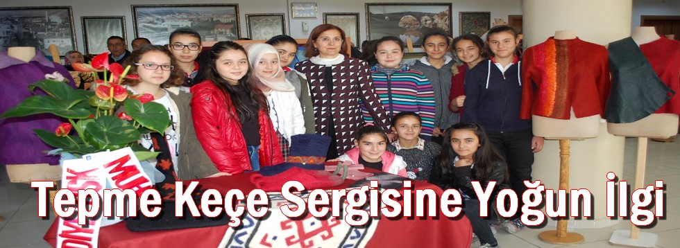 Tepme Keçe Sergisi Göz Kamaştırdı