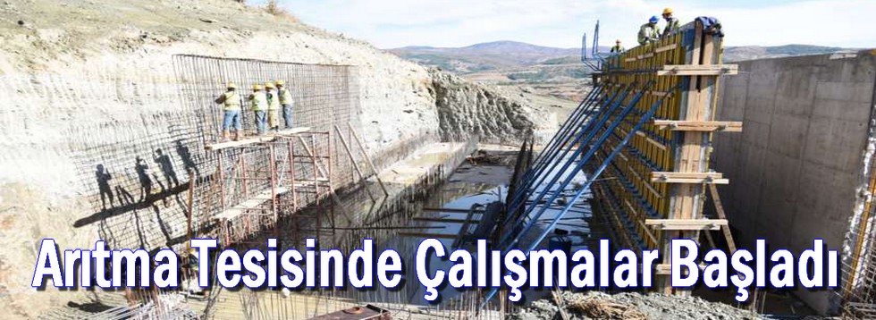 Arıtma Tesisinde Çalışmalar Başladı