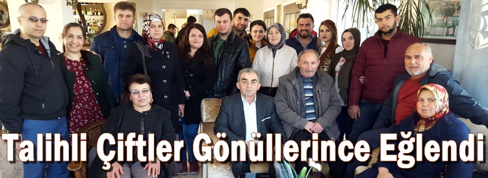 Talihli Çiftler Gönüllerince Eğlendi