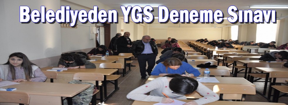 Belediyeden YGS Deneme Sınavı